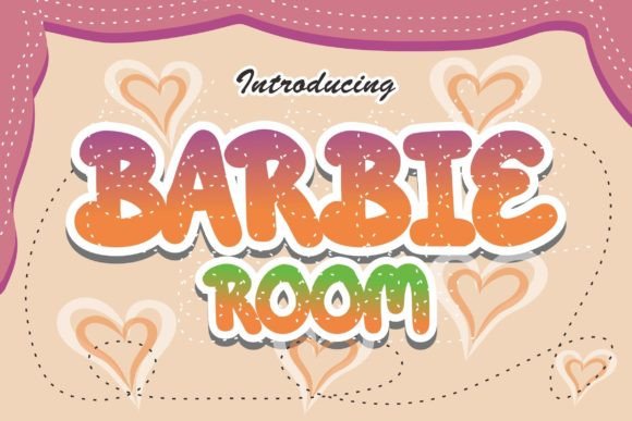 Barbie Room Font: Elegant Display Typeface for Brands