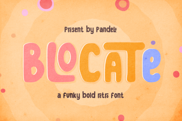 Blocate: A Retro Display Font for Digital Branding and Web Design