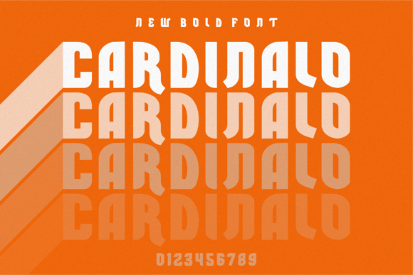 Cardinalo Font: A Bold Display Typeface for Creative Makers