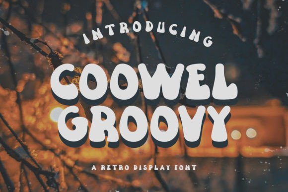 Coowel Groovy: A Whimsical Display Font for Editorial Charm