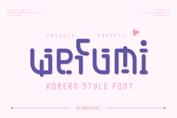 Crafting Elegance with Wefumi: A Display Font for Handmade Goods