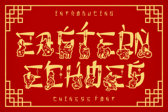 Eastern Echoes Display Font for Scroll-Stopping Digital Campaigns