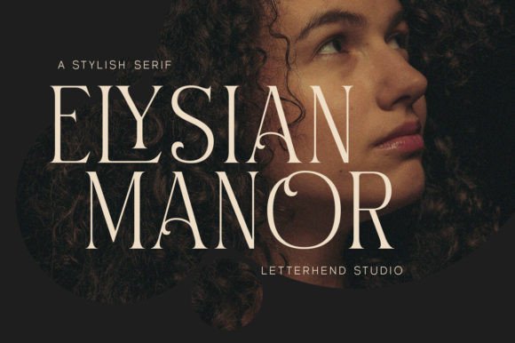 Elysian Manor: A Stylish Ligature Serif Display Font for Premium Branding