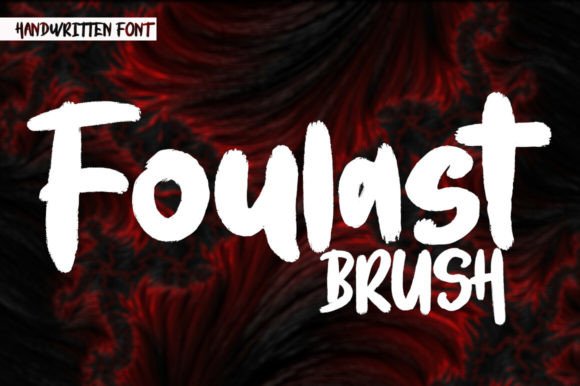 Foulast: A Playful Brush Display Font for Editorial Design