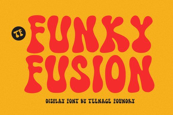 Funky Fusion: A Retro Display Font with Playful Energy