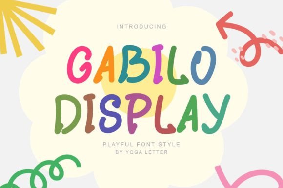 Gabilo Display: A Playful Display Font for Campaign Visuals That Pop