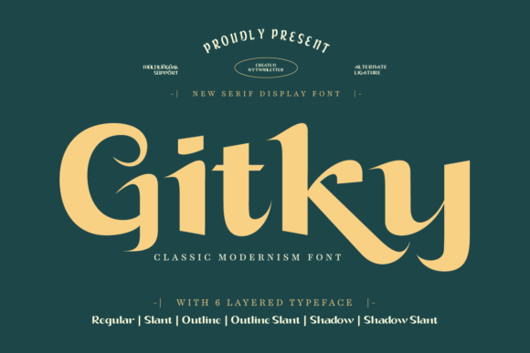 Gitky Elegant Display Serif Font for Marketing and Brand Content