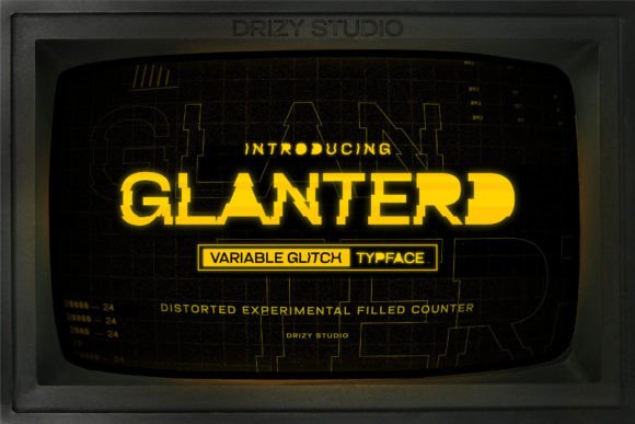 Glanterd: A Display Font That Brings Controlled Chaos to Campaigns
