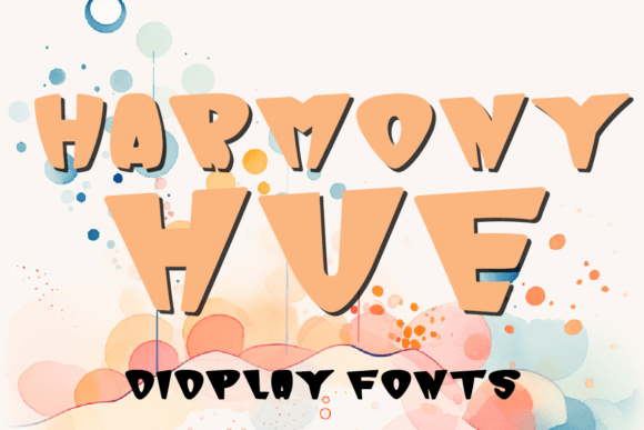 Harmony Hue Font for Handmade Labels and Creative Branding