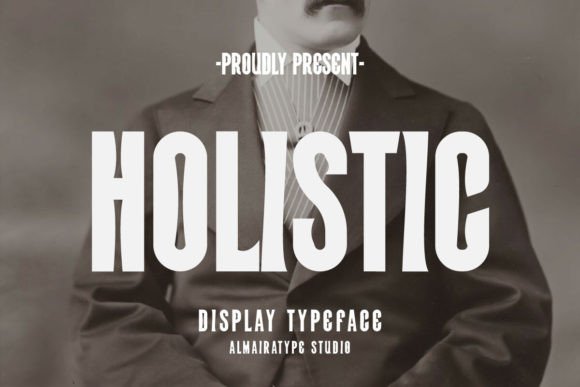 Holistic Display Font for Editorial Design and Publishing
