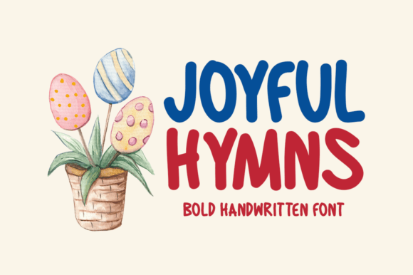 Joyful Hymns: Bold Display Font for Campaign Creators