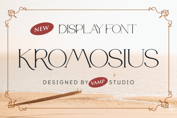 Kromosius: A Modern Display Typeface for Clean, Elegant Branding