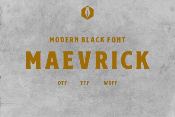 Maevrick: A Bold Display Font for Better Reading Experiences