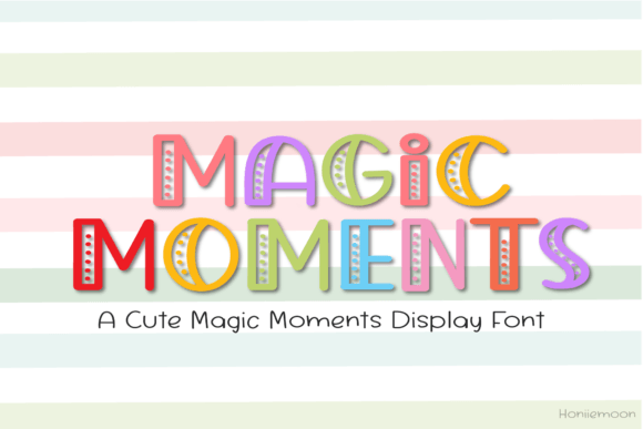 Magic Moments Font: A Playful Display Typeface for Marketers