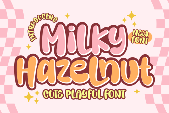 Milky Hazelnut: A Playful Display Font for Web Design