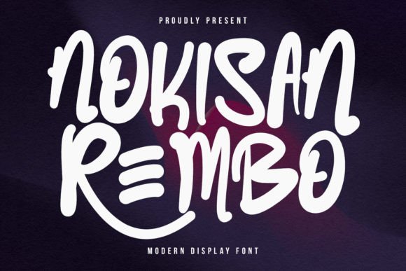 Nokisan Rembo Display Font for Modern Web Design Projects