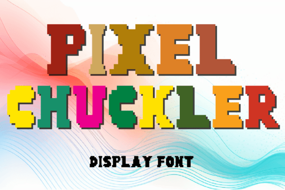Pixel Chuckler Font: A Whimsical Pixel Art Display Typeface
