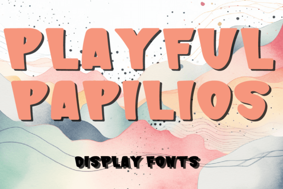 Playful Papilios: A Whimsical Display Font for Branding