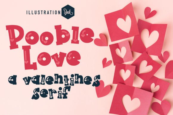 Pooble Love: A Hand-Crafted Serif Font for Scroll-Stopping Campaigns