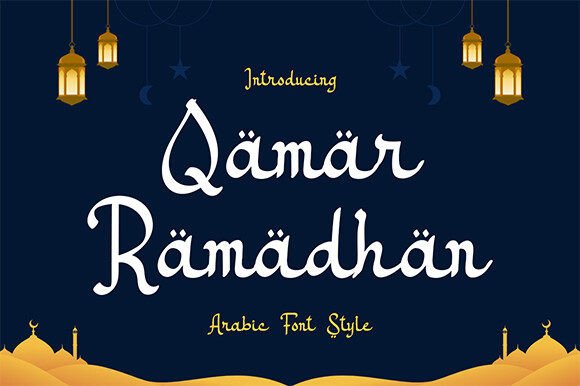 Qamar Ramadhan Font for Thoughtful Editorial Design
