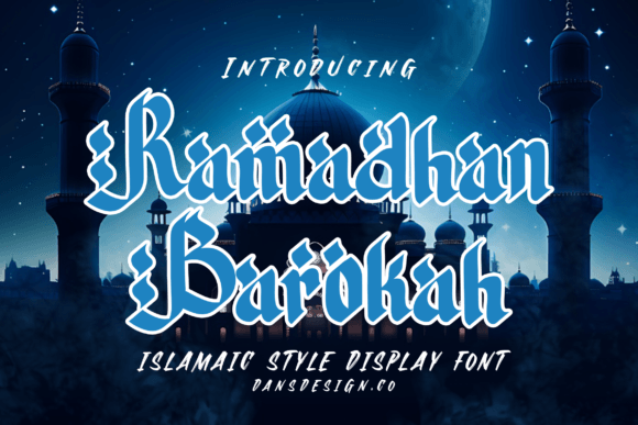 Ramadhan Barokah: Quirky Islamic Display Font for Branding