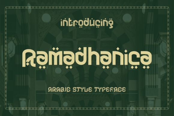 Ramadhanica: A Modern Display Font for Polished Brand Identity