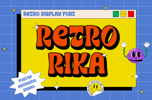 Retrorika Display Font for Modern Website Headers
