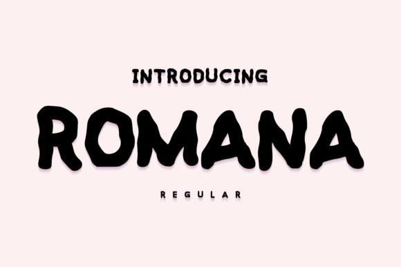 Romana Display Font for Playful Brand Identities and Whimsical Design