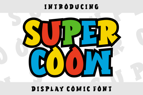 Super Coow Display Font for Handmade Product Design