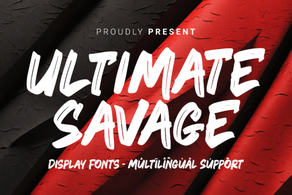Ultimate Savage: A Display Font for Refined Small Business Branding