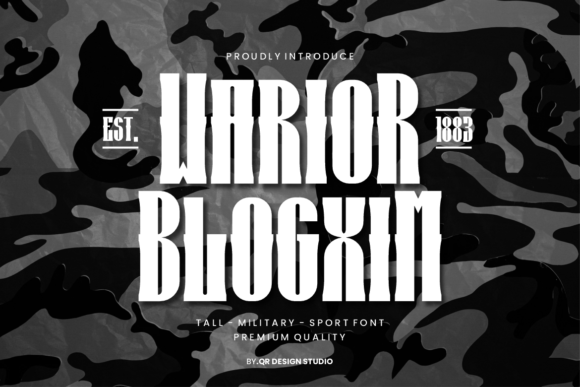 Warior Blogxim: A Bold Display Font for Scroll-Stopping Digital Content