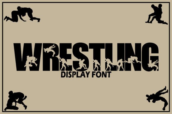 Wrestling Font: A Playful Display Typeface for Editorial Projects